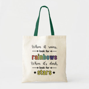 När det blir kvar, leta efter Rainbows. Offert Tygkasse