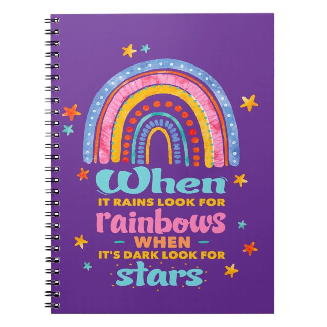 När det blir kvar, sök efter Rainbows Anteckningsbok (Framsidan)