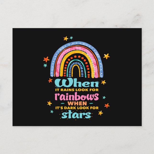 När det blir kvar, sök efter Rainbows Vykort (Framsida)