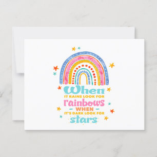 När det blir kvar, sök efter Rainbows Vykort