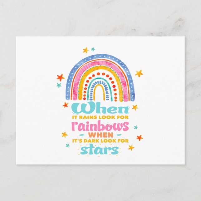 När det blir kvar, sök efter Rainbows Vykort (Framsida)