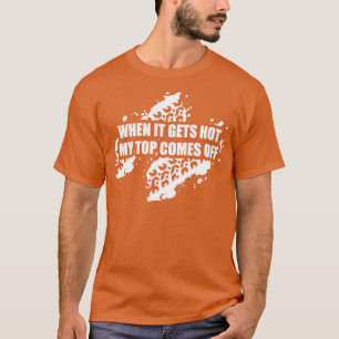När det får Hett kommer mitt översta område från L T Shirt