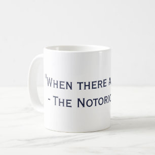 När det finns citationsteckenmuggen för nio RBG Kaffemugg