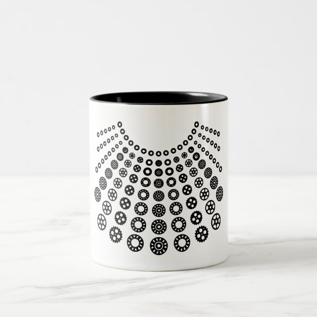 När det finns nio notoriska RBG Två-Tonad Mugg (Center)