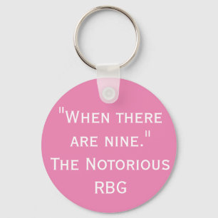 När det finns nio RBG-offert Nyckelring