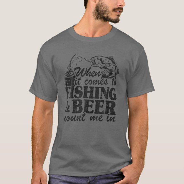 När det gäller fiske t shirt (Framsida)