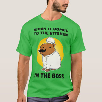 När det gäller köket är jag chef Capybara. T Shirt
