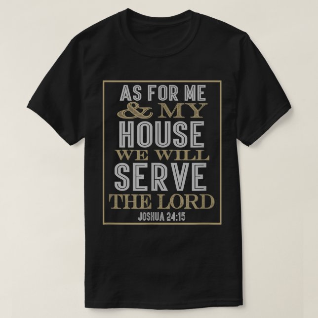 När det gäller mig kommer vi att  Herren T Shirt (Design framsida)