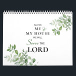 När det gäller mig och mitt hus kommer vi att  Lor Kalender<br><div class="desc">Christian Calendar. "När det gäller mig och mitt hus kommer vi att  Herren." Flerfoto.</div>