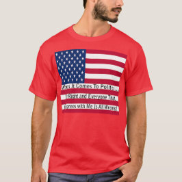 När det gäller Politik T-shirt