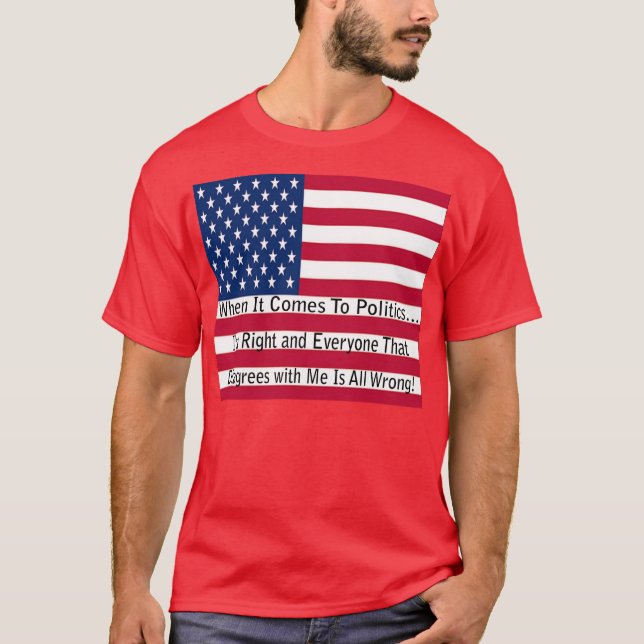 När det gäller Politik T-shirt (Framsida)