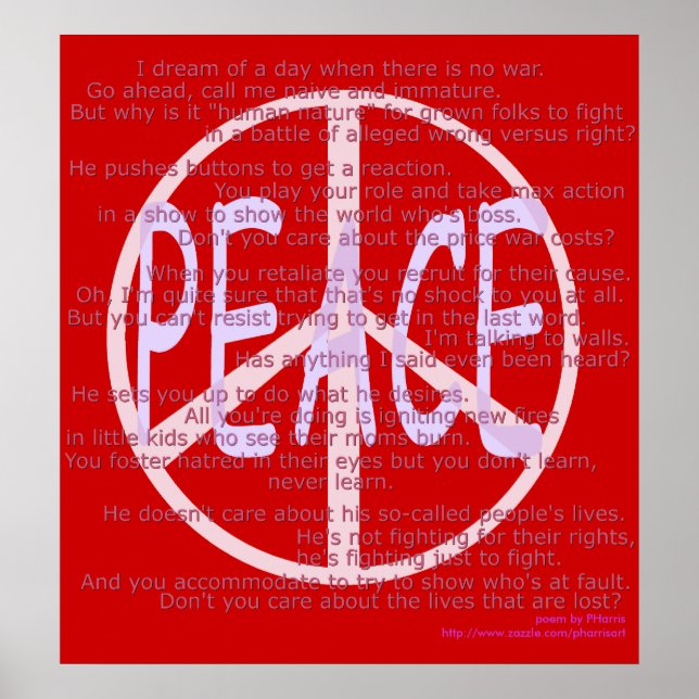 När det inte finns något krig Poster (Framsidan)