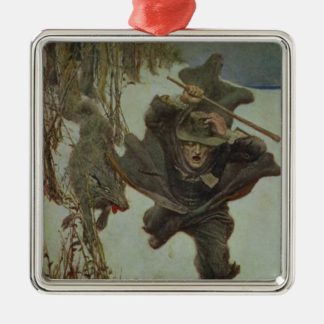 När det jagade doktorn Wilkinson Julgransprydnad Metall (Framsidan)