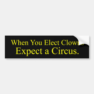 När dig utvalda clowner bildekal