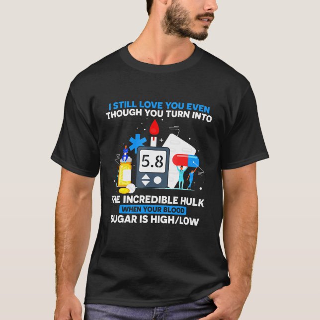 När ditt blodsocker är högt lågt diabetesmedel Awa T Shirt (Framsida)