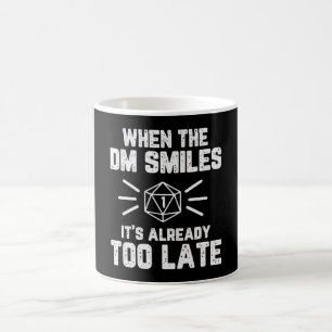 När DM Smiles RPG Nerd Kaffemugg