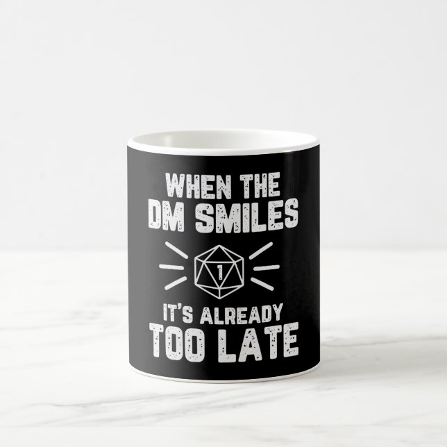 När DM Smiles RPG Nerd Kaffemugg (Center)