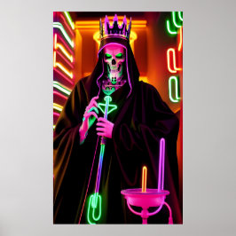 När döden var Kung Ken Gage Art Poster