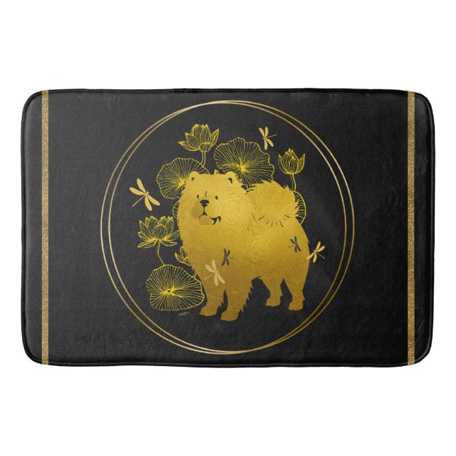 NÄR DRAGONEN FLY Chow Badrumsmatta (Framsidan)