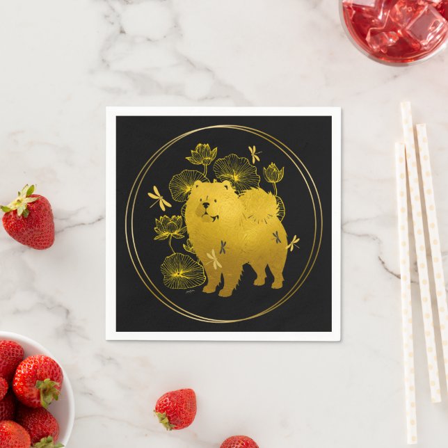 NÄR DRAGONEN FLY Chow Pappersservett (Insitu)