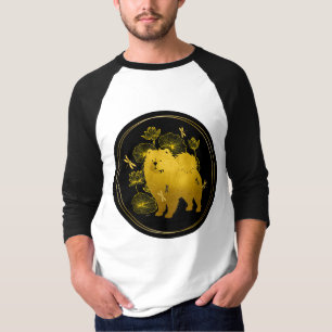 NÄR DRAKAR FLYGER svarta ärmar T-Shirt