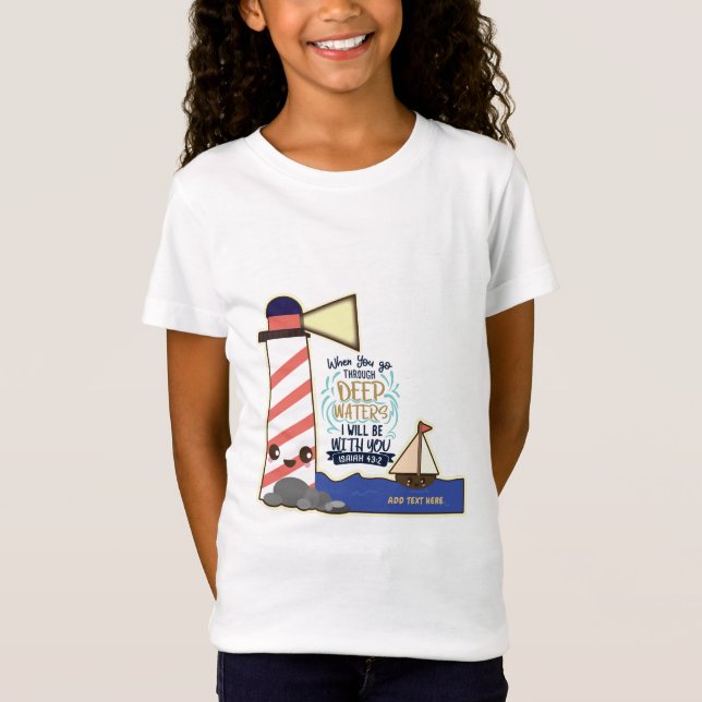 När du åker dit. Deep Vatten Isaiah Personlig T Shirt (Framsida)