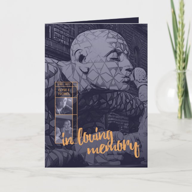 när du älskar meddelanden om minnesbegravning (Framsida)