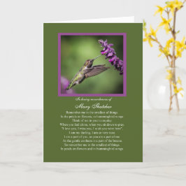 När du älskar minnet av det anpassade namnet Sympa Kort