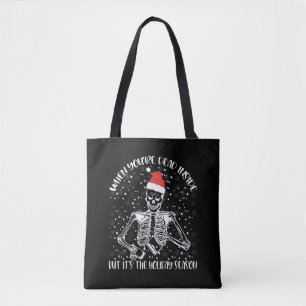 När du är död inuti men det är jul tygkasse