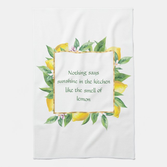 När du är Ge får du leemons kökshandduk (Vertikal)