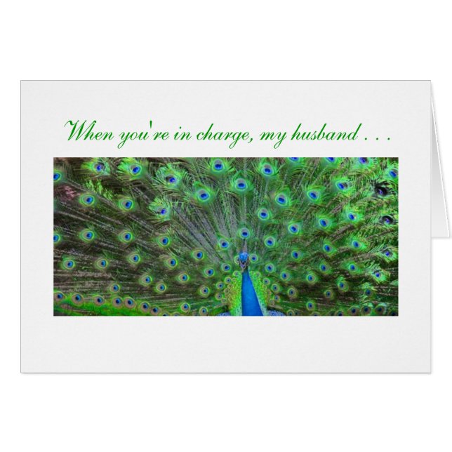 När du är i laddning hälsningskort (Framsidan Horizontal)