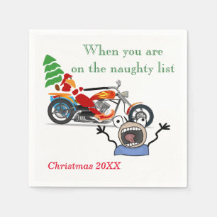 När du är på Santa's Naughty List Pappersservett