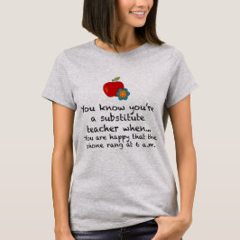 När du är utbyteslärare tee shirt