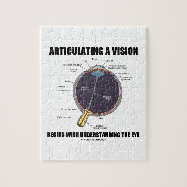 När du artikulerar en vision börjar pussel (Vertikal)