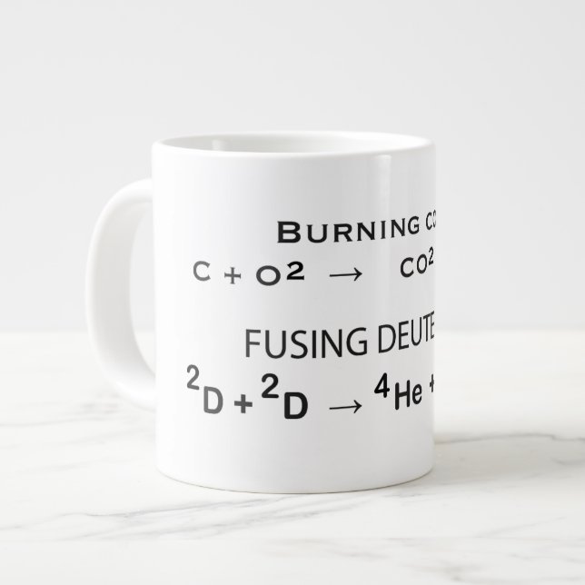 När du behöver energi ... jumbo mugg (Framsida vänster)