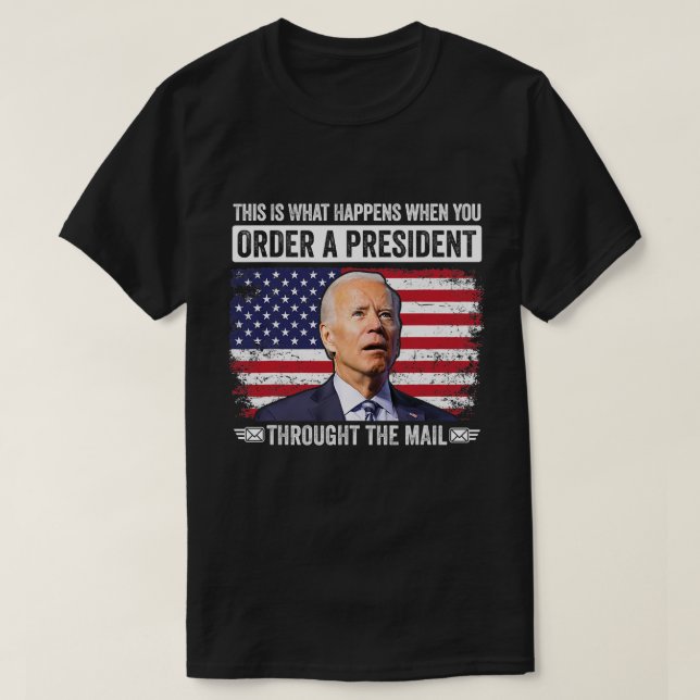 När du beställer en ordförande genom Mail-fonen  T Shirt (Design framsida)