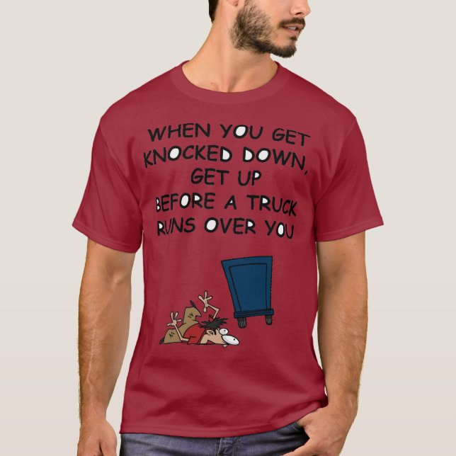 När du blir nedstämd t shirt (Framsida)