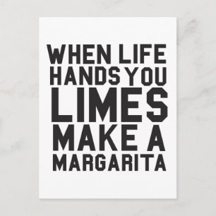När du bor ge gör du en Margarita Vykort