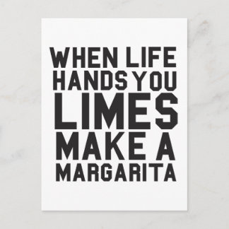 När du bor ge gör du en Margarita Vykort
