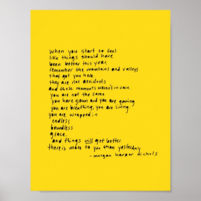 när du börjar känna att sak ska vara poster (Framsidan)