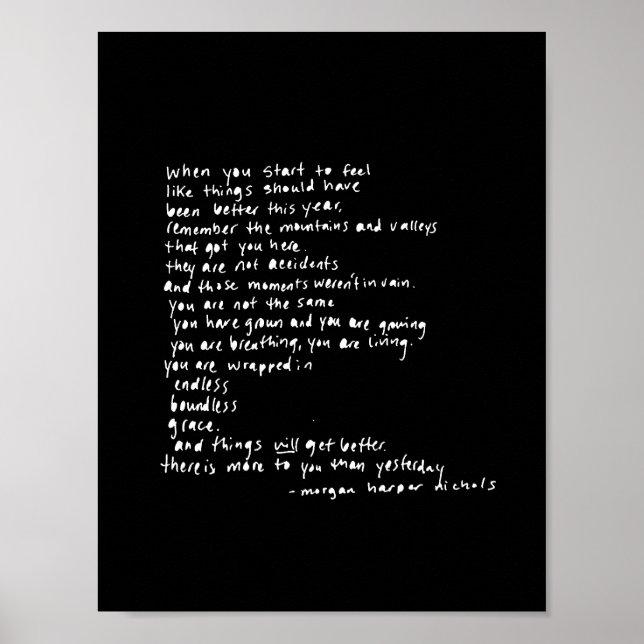 när du börjar känna att sak ska vara poster (Framsidan)