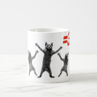 när du dansar katter likställer tre nc kaffemugg