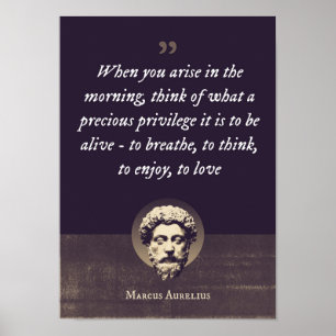 När du dyker upp på morgonen, tänka av poster