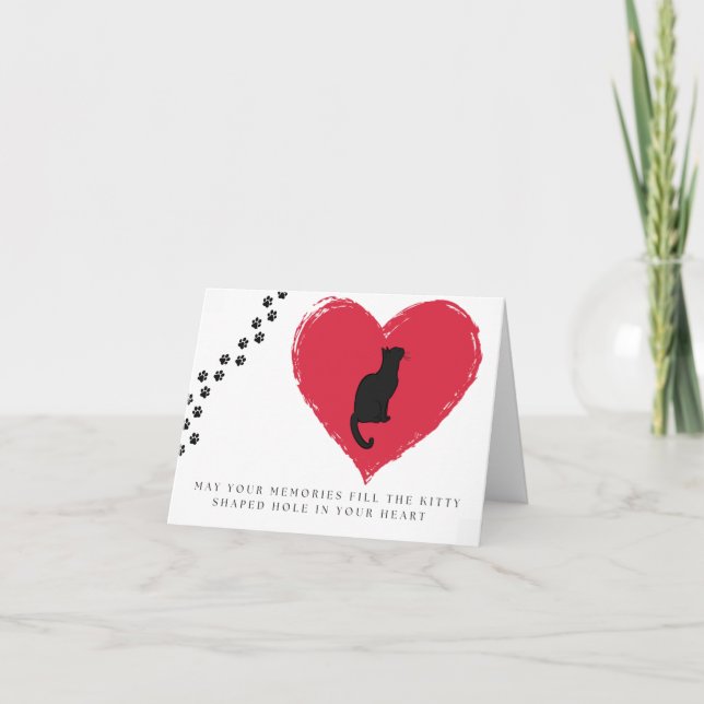 När du förlorar din katt  kort (Framsida)