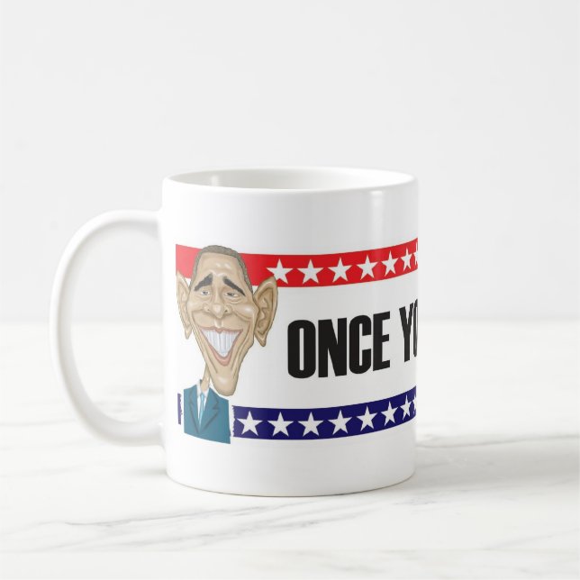 När du går Barack…., Kaffemugg (Vänster)