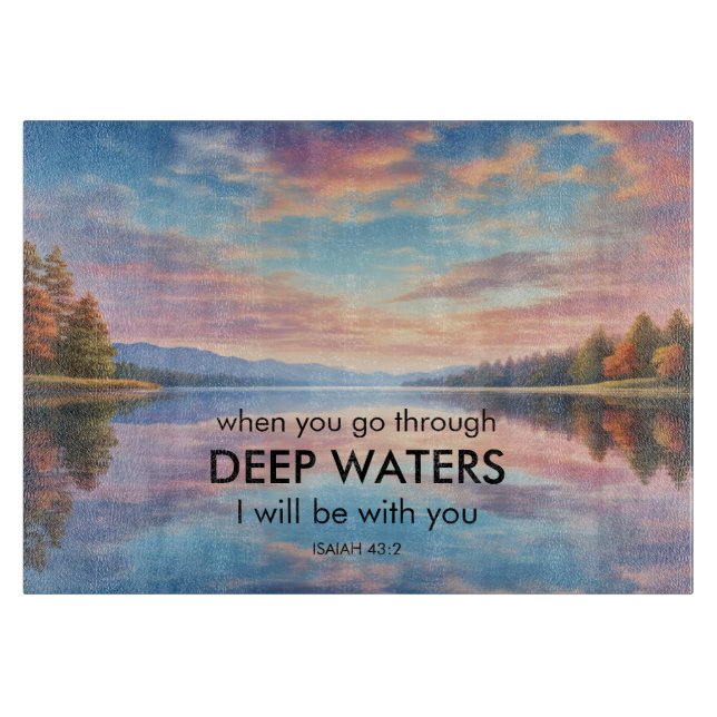 När du går igenom djupt Vatten (Framsidan)