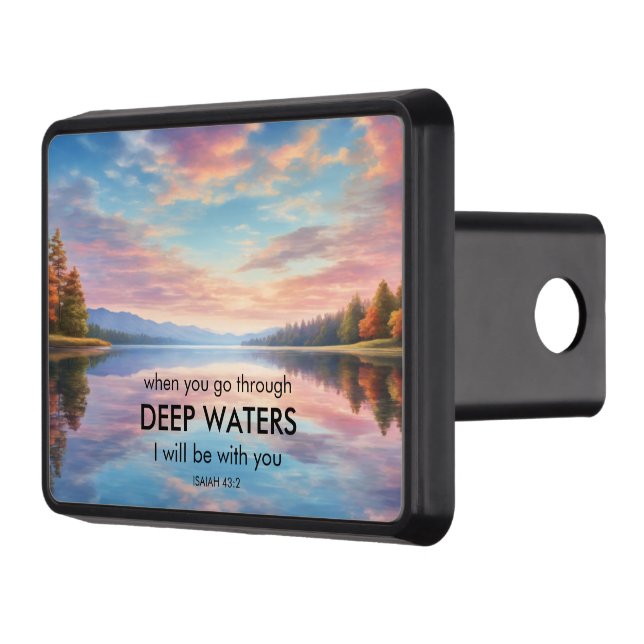 När du går igenom djupt Vatten Hitch Cover Dragkroksskydd (Vänster)