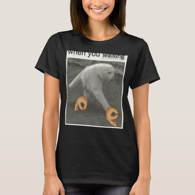 När du går t shirt (Framsida)
