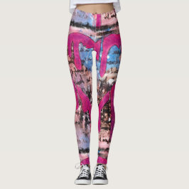 När du ger din hjärta påskyndar blandad leggings