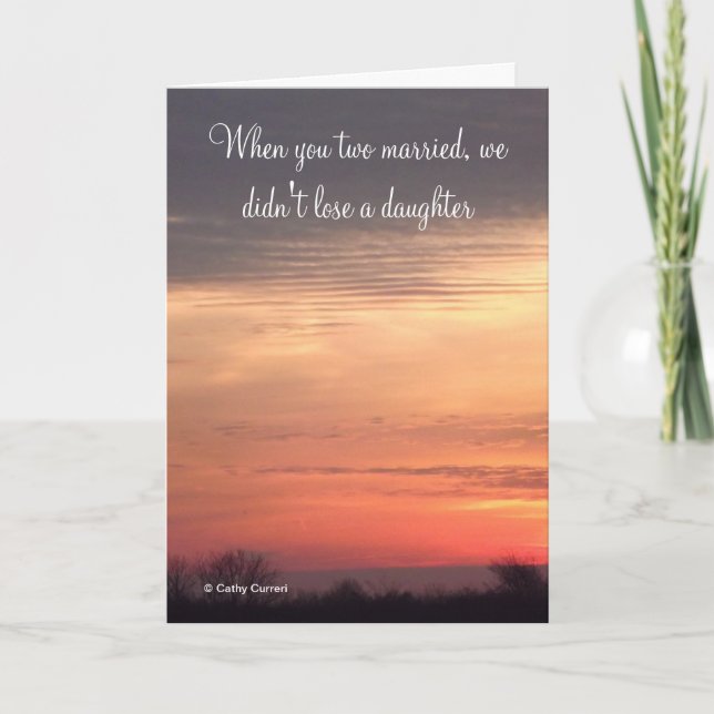 När du gifte dig med två, årskort kort (Framsida)